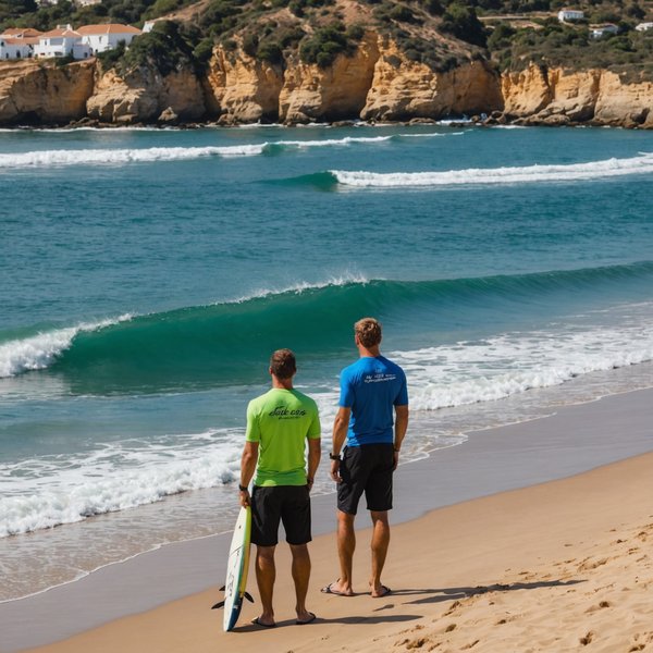 Où trouver une location de vacances en Algarve avec des cours de surf et des excursions en bateau?